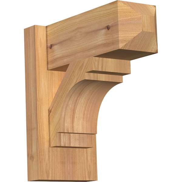 Ekena Millwork Merced Craftsman Smooth Outlooker, Western Red Cedar, 5 1/2"W x 12"D x 12"H OUT06X12X12MRC04SWR - main